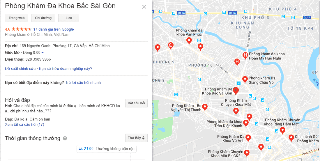 Ưu điểm của Local SEO, Google Maps
