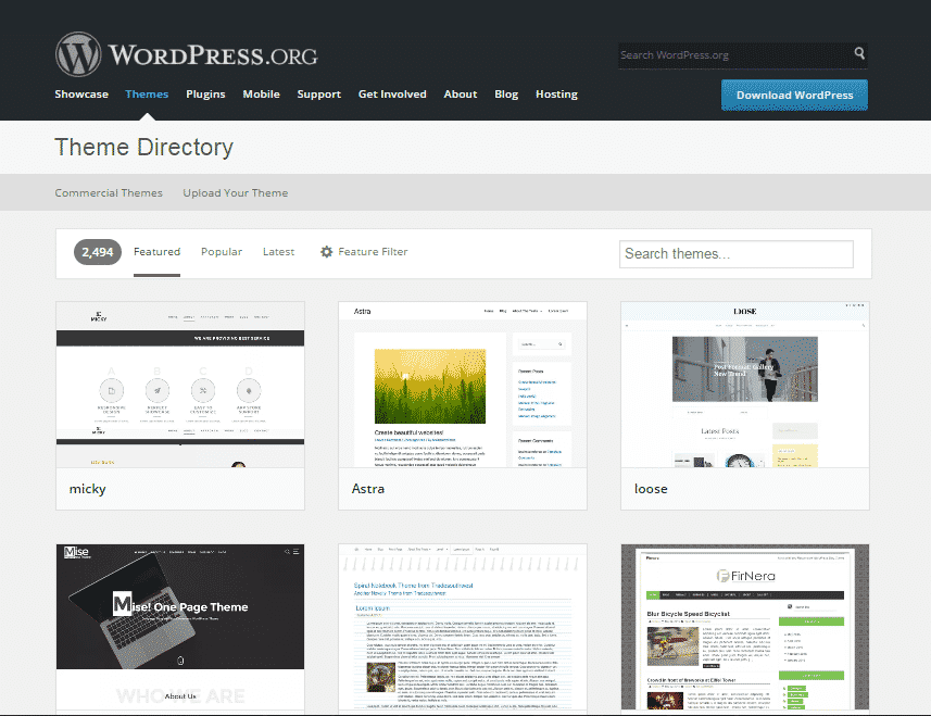 Cài theme WordPress